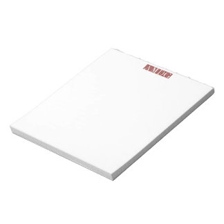 AMDG All for the Glory of God Notepad