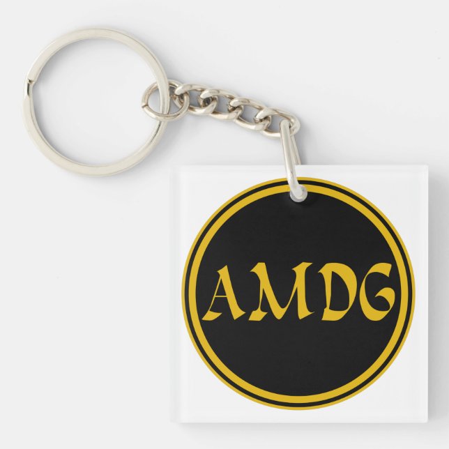 AMDG KEY RING (Front)