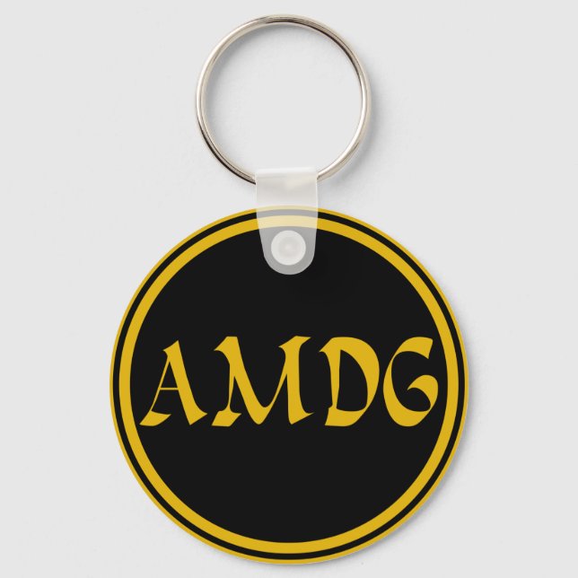 AMDG KEY RING (Front)