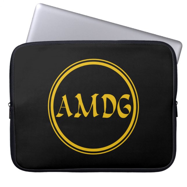 AMDG LAPTOP SLEEVE (Front)