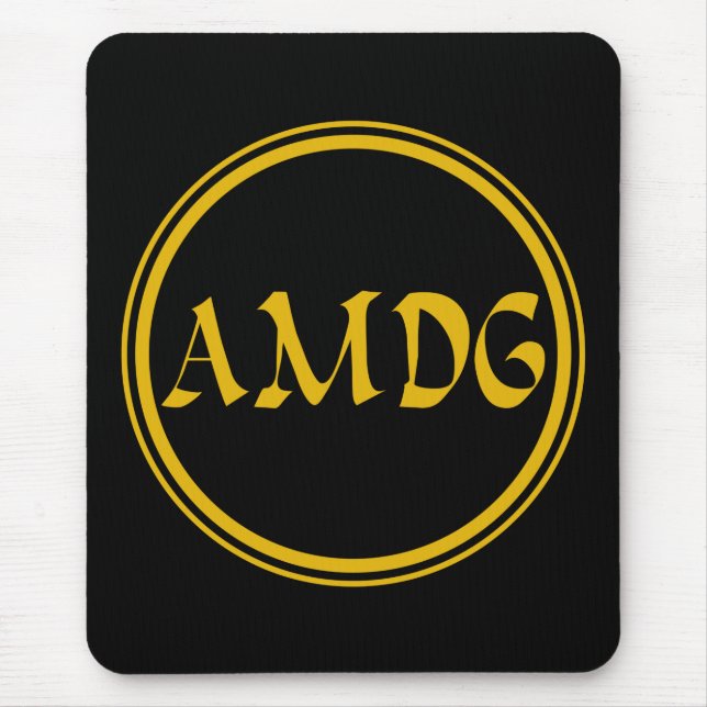 AMDG MOUSE PAD (Front)