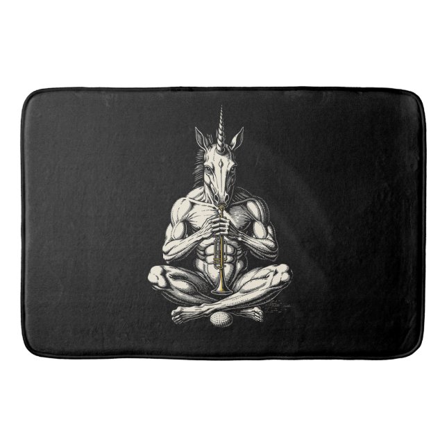 Amduscias The Silence Is Deafening Bath Mat (Front)