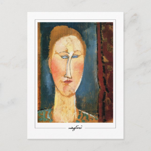 Amedeo Modigliani #281 - Fine Art Postcard (Front)