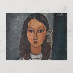 Amedeo Modigliani - Alice Postcard