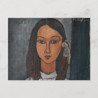 Amedeo Modigliani - Alice Postcard