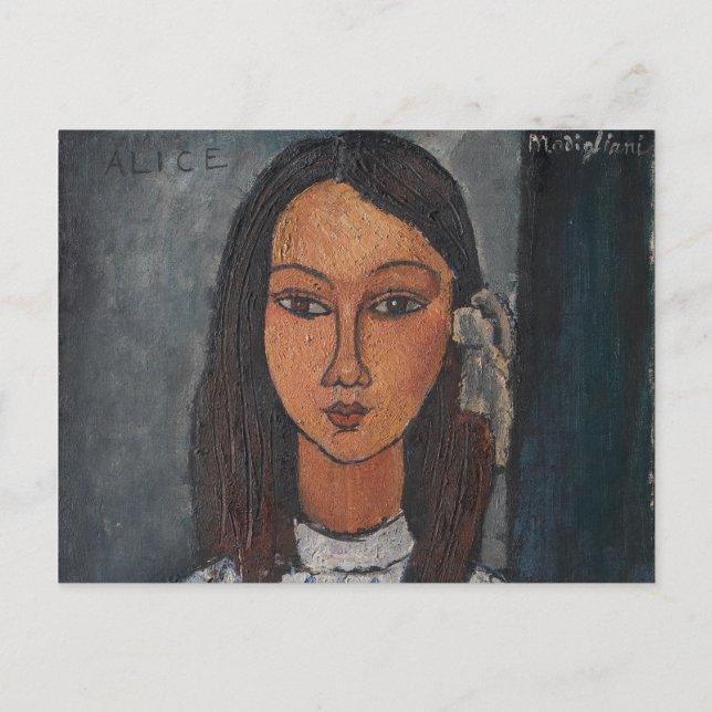 Amedeo Modigliani - Alice Postcard (Front)