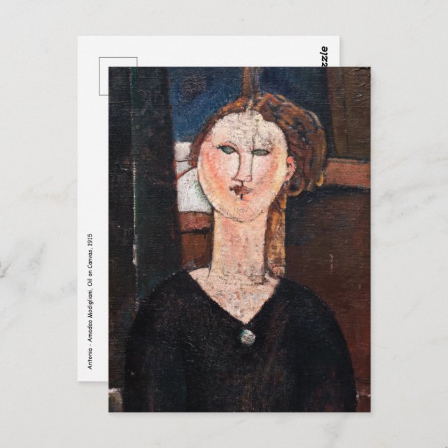 Amedeo Modigliani - Antonia Postcard (Front/Back)