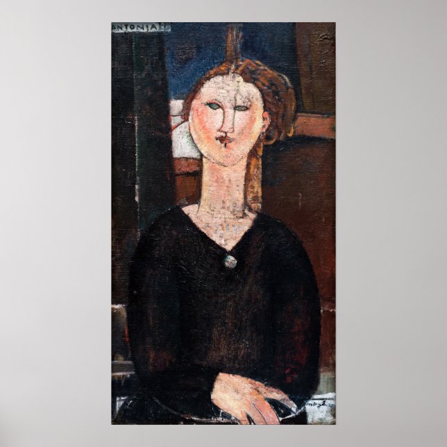 Amedeo Modigliani - Antonia Poster (Front)