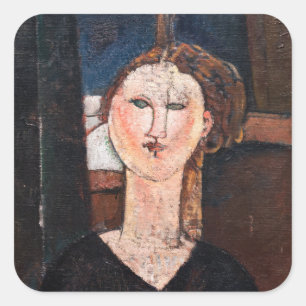 Amedeo Modigliani - Antonia Square Sticker