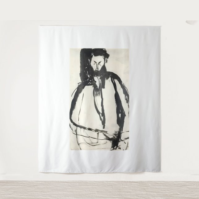 Amedeo Modigliani art style Tapestry (Front)