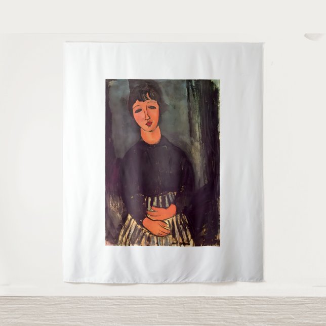 Amedeo Modigliani art Tapestry (Front)