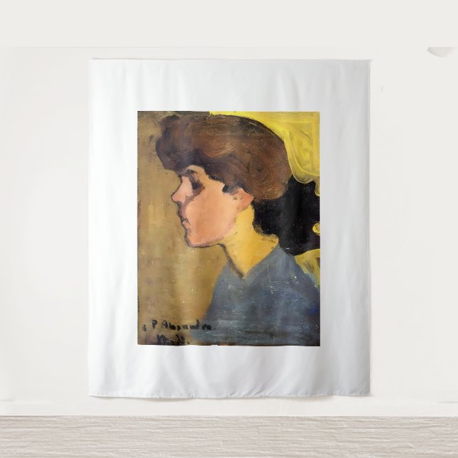 Amedeo Modigliani art Tapestry (Front)