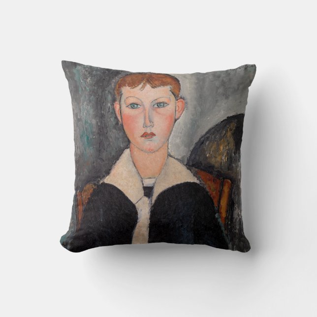 Amedeo Modigliani - Boy in Sailor Suit Cushion (Front)