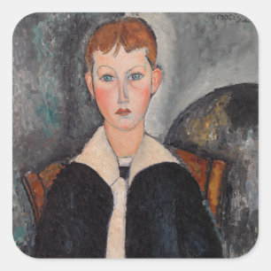 Amedeo Modigliani - Boy in Sailor Suit Square Sticker