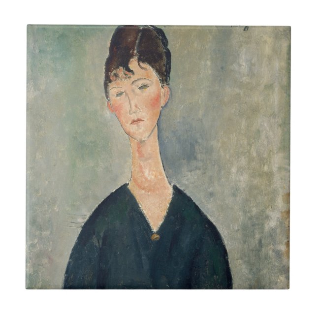 Amedeo Modigliani - Cafe singer Ceramic Tile (Front)