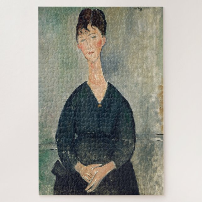 Amedeo Modigliani - Cafe singer Jigsaw Puzzle (Vertical)
