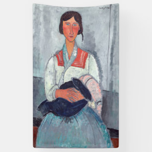 Amedeo Modigliani - Gypsy Woman with Baby Banner