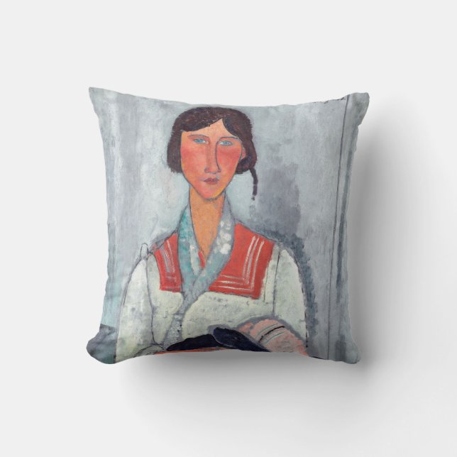 Amedeo Modigliani - Gypsy Woman with Baby Cushion (Front)