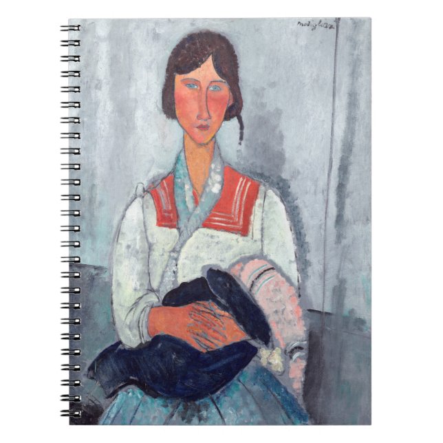 Amedeo Modigliani - Gypsy Woman with Baby Notebook (Front)