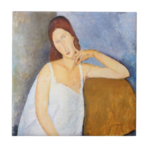 Amedeo Modigliani - Jeanne Hebuterne Ceramic Tile