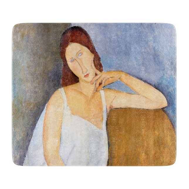 Amedeo Modigliani - Jeanne Hebuterne Cutting Board (Front)