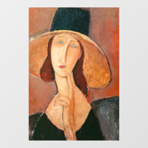 Amedeo Modigliani - Jeanne Hebuterne in Large Hat