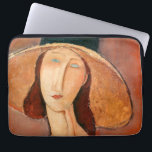 Amedeo Modigliani - Jeanne Hebuterne in Large Hat Laptop Sleeve<br><div class="desc">Portrait of Jeanne Hebuterne in a Large Hat / Jeanne Hebuterne au grand chapeau - Amedeo Modigliani,  Oil on Canvas,  1918</div>