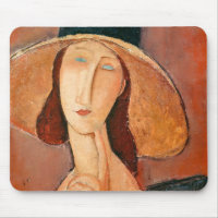 Amedeo Modigliani - Jeanne Hebuterne in Large Hat