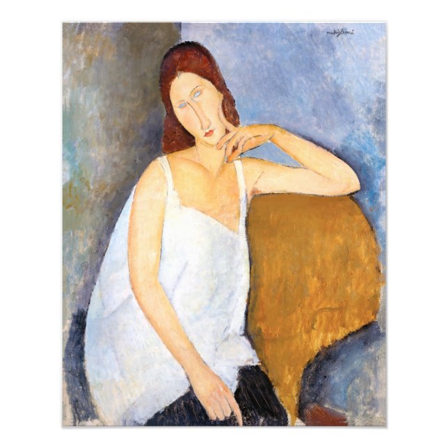 Amedeo Modigliani - Jeanne Hebuterne Photo Print (Front)