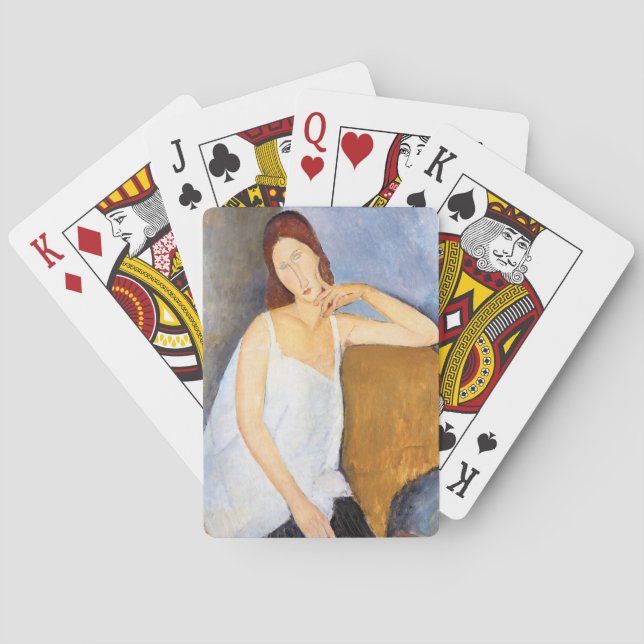 Amedeo Modigliani - Jeanne Hebuterne Playing Cards (Back)