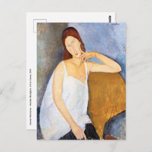 Amedeo Modigliani - Jeanne Hebuterne Postcard