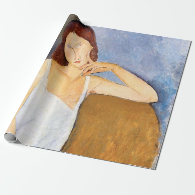 Amedeo Modigliani - Jeanne Hebuterne Wrapping Paper (Unrolled)