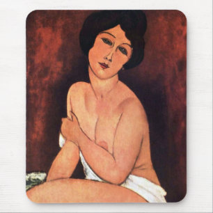 Amedeo Modigliani Large Seated Woman Mouse Pad