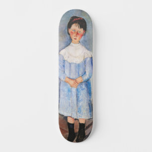 Amedeo Modigliani - Little Girl in Blue Skateboard