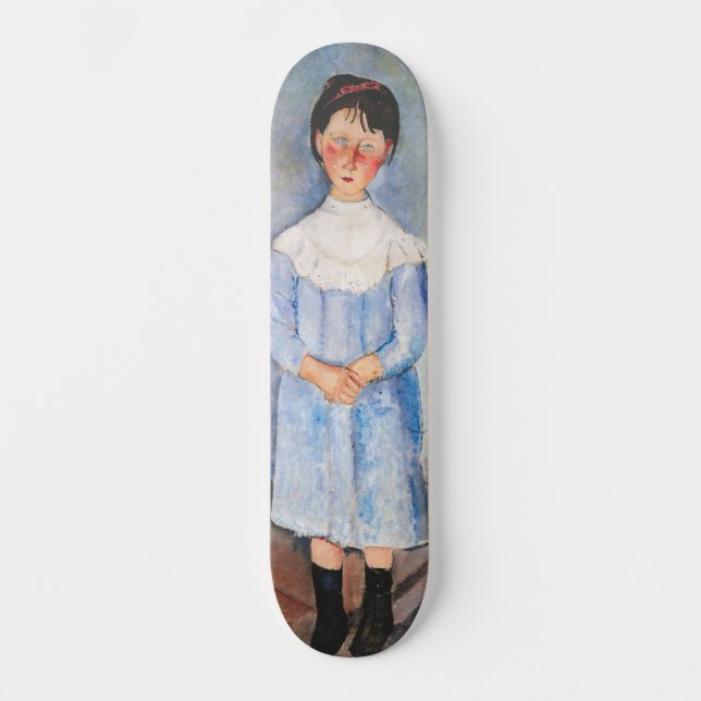 Amedeo Modigliani - Little Girl in Blue Skateboard (Front)