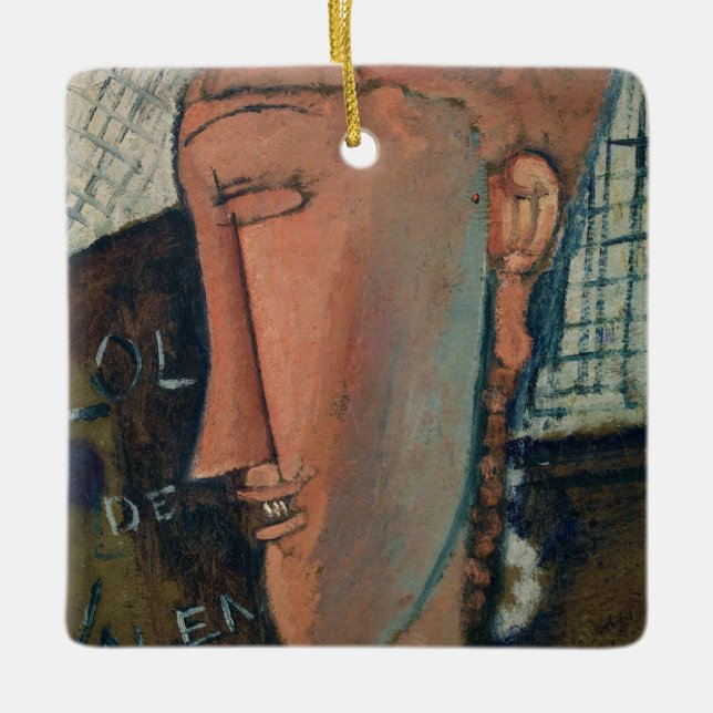 Amedeo Modigliani - Lola de Valence Ceramic Ornament (Front)