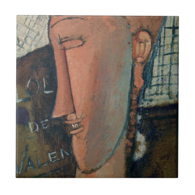 Amedeo Modigliani - Lola de Valence Ceramic Tile (Front)