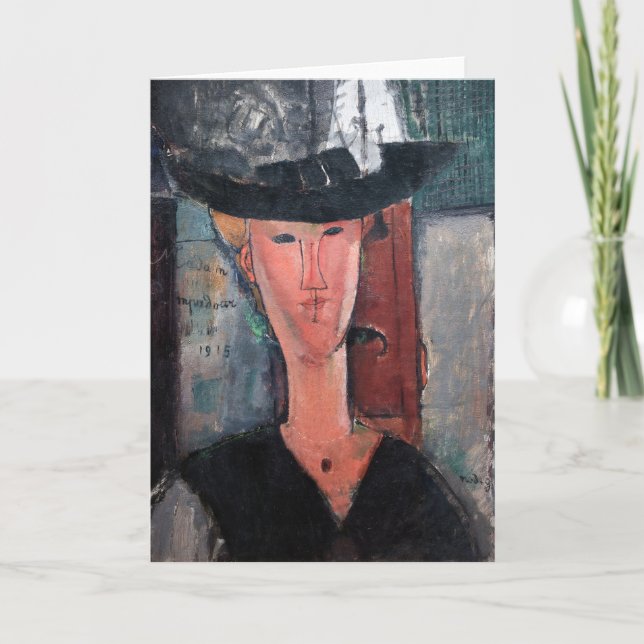 Amedeo Modigliani - Madame Pompadour Card (Front)