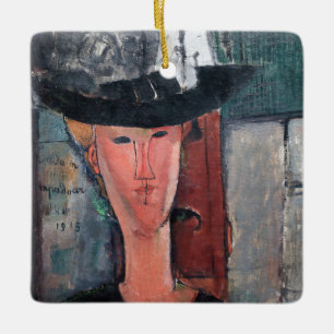 Amedeo Modigliani - Madame Pompadour Ceramic Ornament