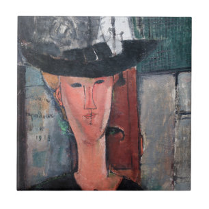 Amedeo Modigliani - Madame Pompadour Ceramic Tile