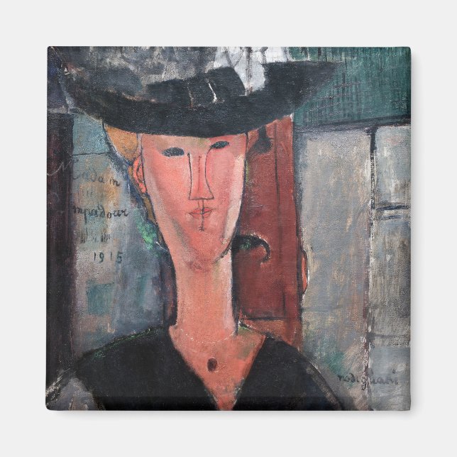 Amedeo Modigliani - Madame Pompadour Magnet (Front)