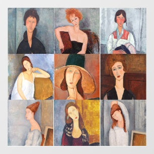 Amedeo Modigliani - Masterpieces Collage