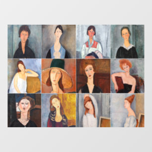 Amedeo Modigliani - Masterpieces Collage