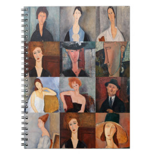 Amedeo Modigliani - Masterpieces Collage Notebook