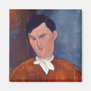 Amedeo Modigliani - Monsieur Deleu Magnet