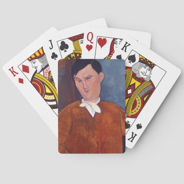 Amedeo Modigliani - Monsieur Deleu Playing Cards (Back)