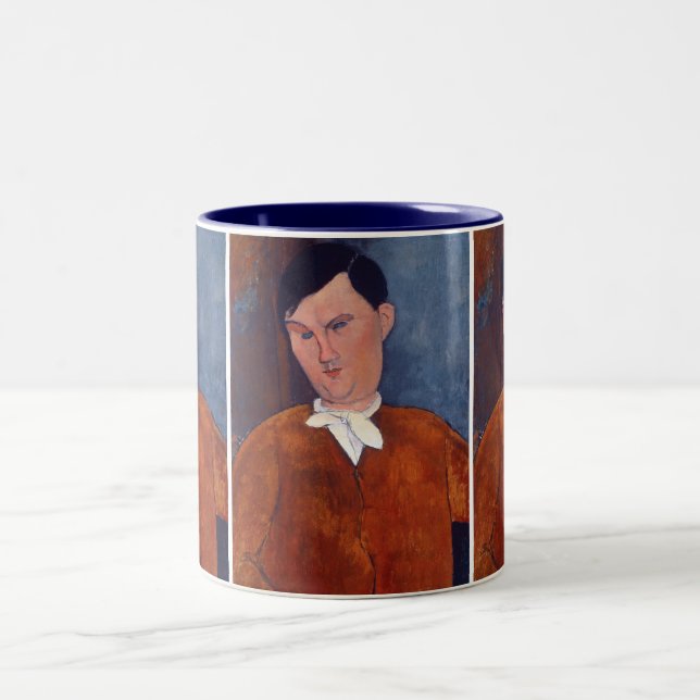 Amedeo Modigliani - Monsieur Deleu Two-Tone Coffee Mug (Center)