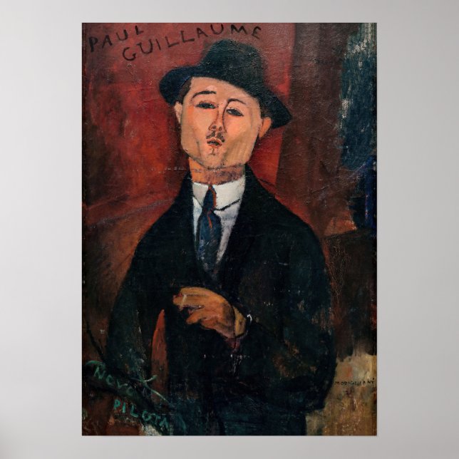 Amedeo Modigliani - Paul Guillaume, Novo Pilota Poster (Front)