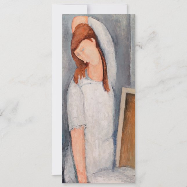 Amedeo Modigliani - Portrait Jeanne Hebuterne #1 Invitation (Front)