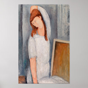 Amedeo Modigliani - Portrait Jeanne Hebuterne #1 Poster